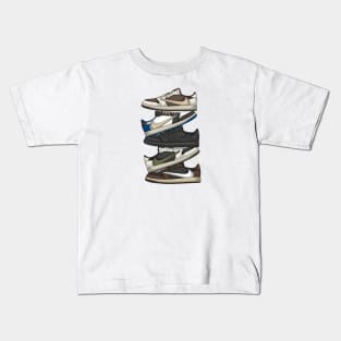 sneaker scott low full color Kids T-Shirt